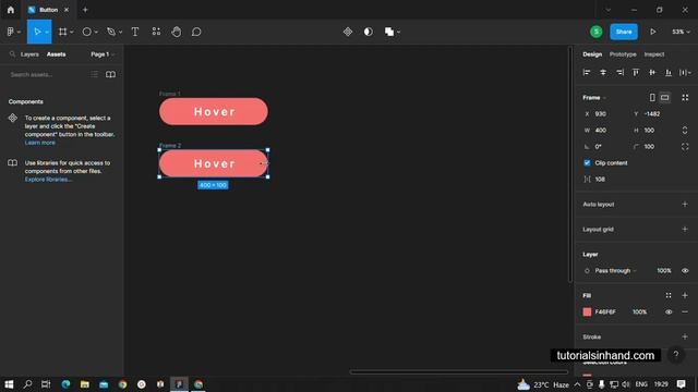 button hover animation figma смотреть онлайн