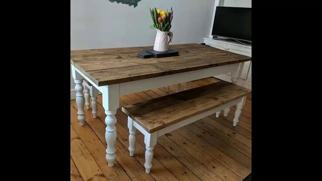 Дубовый стол в стиле прованс со столешницей массив от фабрики "Армандо" Одесса смотреть онлайн