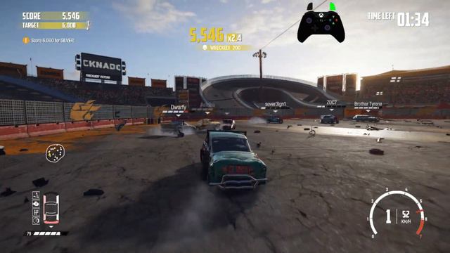 Wreckfest 23.03.18 Tournament Score Streak - Wrecknado - Dominator