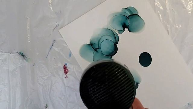 Daily Challenge for 7 Days 5/7 Alcohol Ink / Fluid Art / One Color Abstract Painting ( 107 ) смотреть онлайн