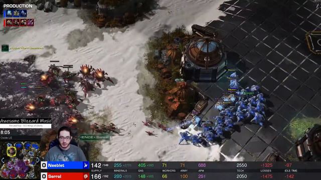 Neeb (Protoss) vs Serral (Zerg) | SC2 Pro Match Commentary Professional Starcraft 2 ZvP Game смотреть онлайн