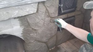 Ручная нарезка камня из арт бетона