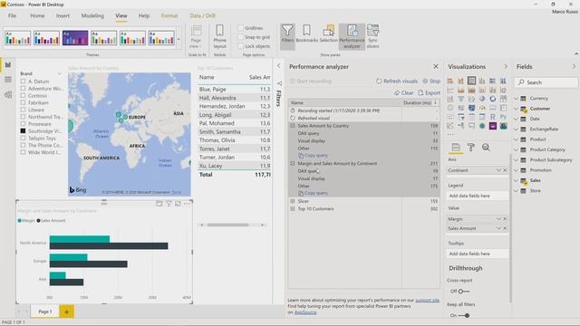 Analyzing Performance Analyzer trace in DAX Studio смотреть онлайн