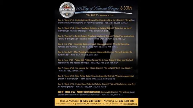Day 10: 10 - Days National Prayer Led by Minister Cornelius Dunmore смотреть онлайн