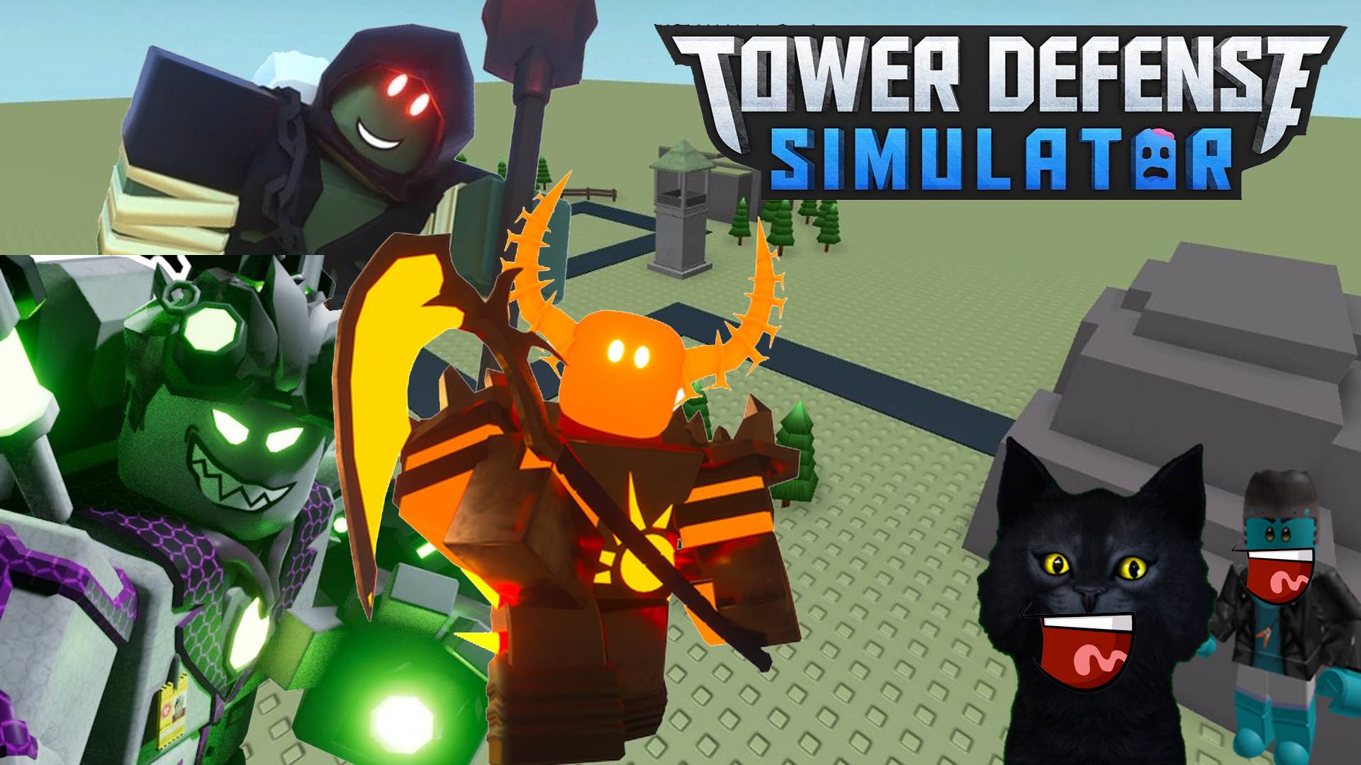 Симулятор защиты башни/Tower Defense Simulator/ Путь самурая начало. смотреть онлайн