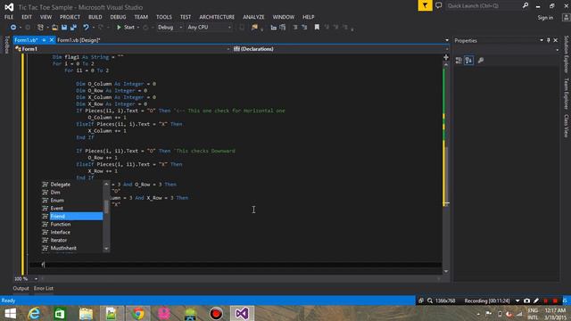 How To Make A Simple Tic Tac Toe in VB.NET смотреть онлайн