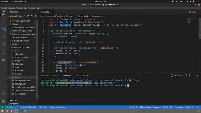 nSights tutorial: How to use AWS Cloud Development Kit (CDK) for Terraform смотреть онлайн