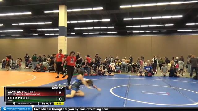 71 Lbs Round 2 - Clayton Merritt, Burleson Area Wrestling Club Vs Tyler Pitzele, Texas 517d смотреть онлайн