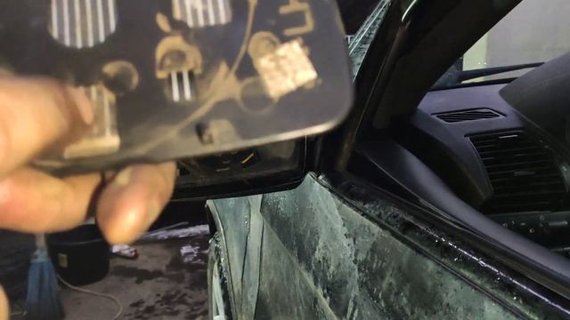 Замена водительского зеркала Bmw X5 E53