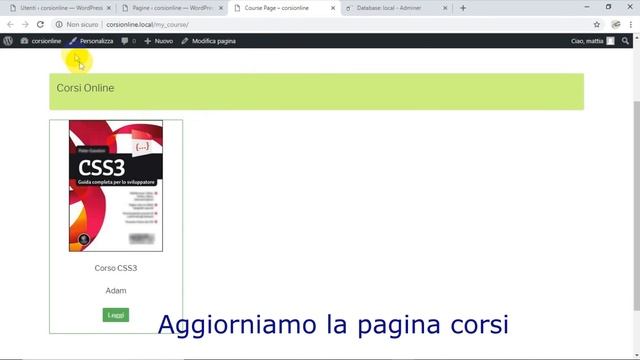 Plugin WordPress - CRUD Online Courses (Work in progress) смотреть онлайн