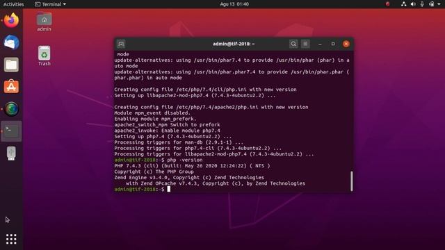 Tutorial Install PHP (OS Linux) смотреть онлайн