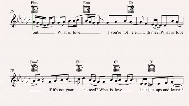 Guitar - What is Love - Empire - Sheet Music, Chords, & Vocals смотреть онлайн