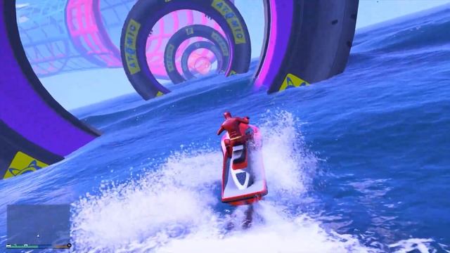 GTA V Epic New Stunt Race For Car Racing Challenge by Cars, Boats, Helicopter and Motorcycle Part - смотреть онлайн