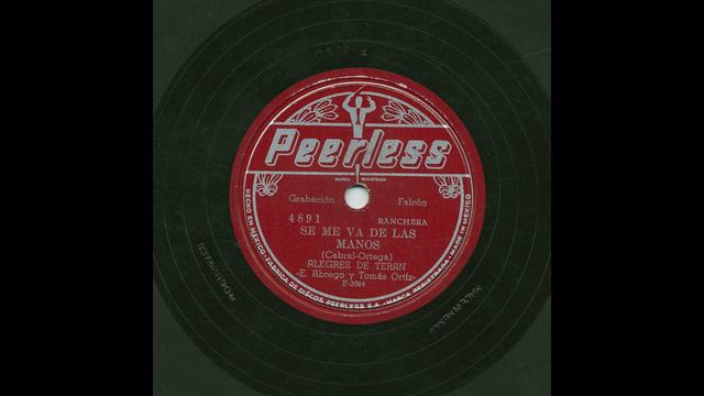Los Alegres De Terán - Se Me Va De Las Manos - Peerless 4891 смотреть онлайн