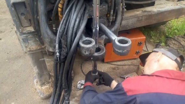 Ремонт стрелы Terex970 elite.