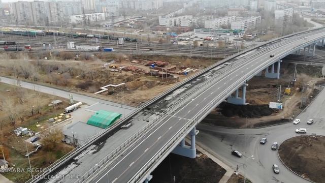 "Поплывшая" эстакада в Тольятти / 974 километр трассы М-5 «Урал» / 31 октября 2021 г / Самарская об смотреть онлайн