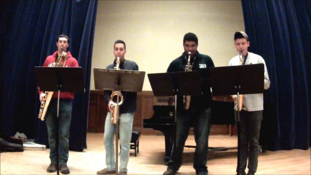 Frosty the Snowman for Saxophone Quartet смотреть онлайн