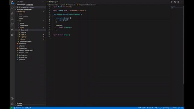 Building A Twitter Clone in 20 MINUTES with Firebase & JavaScript React FROM SCRATCH смотреть онлайн