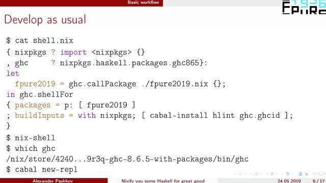 Nixify you some Haskell for great good. Александр Пашков смотреть онлайн