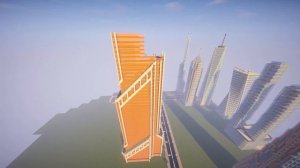 Строим Меркурий Сити в Minecraft! | Time Lapse