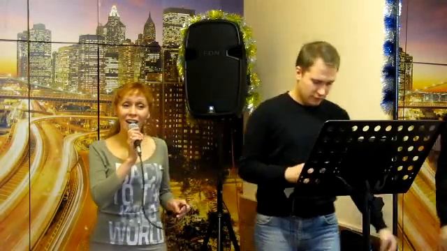 Анжелика Неласова и Евгений Булочников (репетиция 2013) Вокальный дуэт "Galant" смотреть онлайн