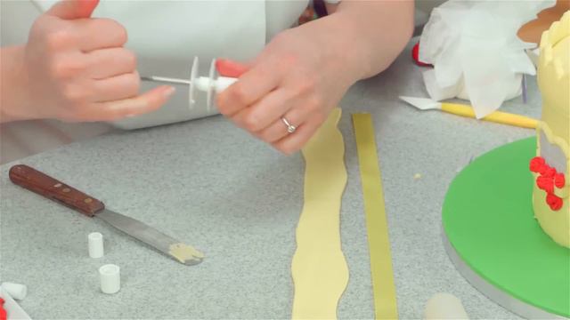 How To Make A Princess Belle And Castle Cake