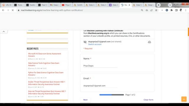 Python with Data Science , Machine Learning and Artificial Intelligence Free Course with Certificat смотреть онлайн