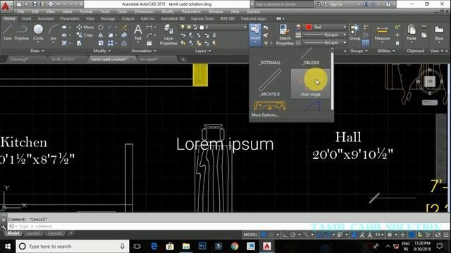 How To Create Block And Insert Block AutoCAD Tutorial - Tamil смотреть онлайн