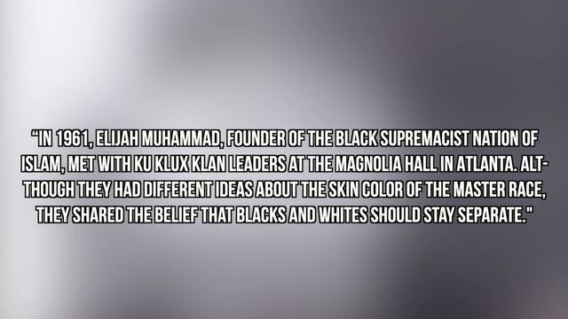 The Unknown Partnership Of The KKK & Elijah Muhammad - Story You Should Know смотреть онлайн