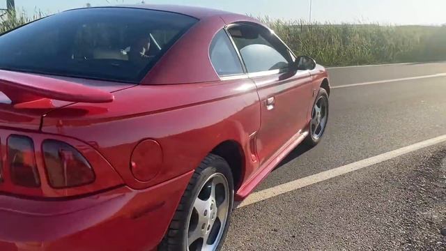 0-60 MPH in my MUSTANG COBRA! 1997 SN95 смотреть онлайн