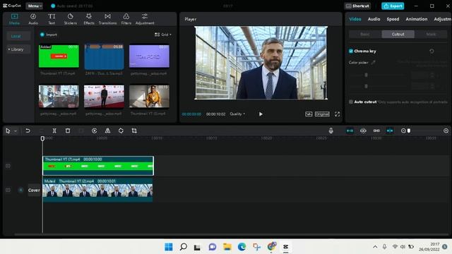 Green Screen Overlay in CapCut for PC Tutorial смотреть онлайн