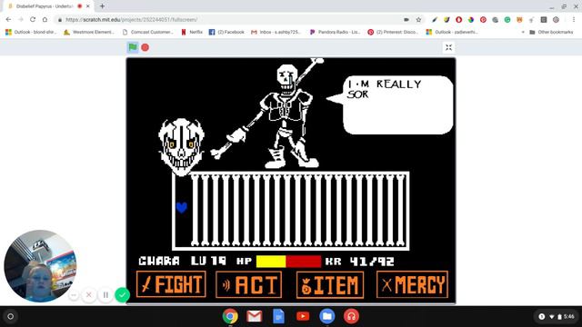 Disbelief Papyrus Battle On Scratch смотреть онлайн