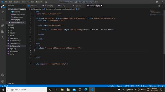 How to Build Dynamic Sidebar Menus and Sub Menu Using Boostrap CSS, PHP and MYSQL-PDO смотреть онлайн