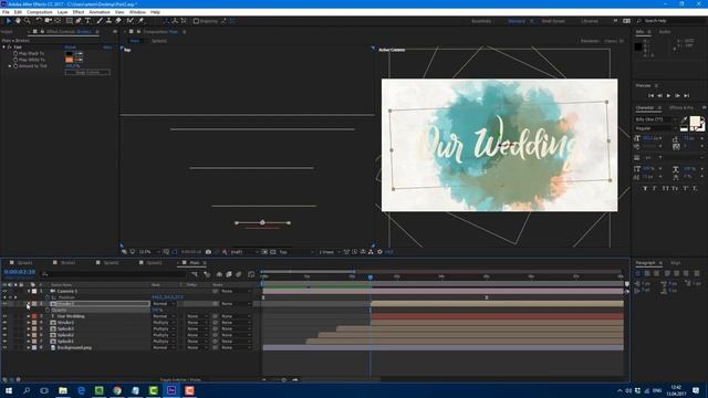 After Effects. Акварельная композиция. (VideoSmile)