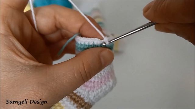 Amigurumide Düzgün Renk Geçişleri Nasıl Yapılır? How to make Change Color in Amigurumi смотреть онлайн