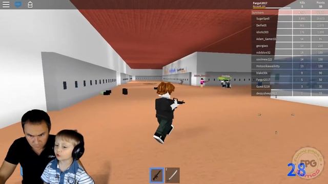 ЗАЧИЩАЕМ ШКОЛУ ОТ ЗОМБИ в РОБЛОКС! ШКОЛА ВЫЖИВАНИЯ! Let's play ROBLOX Zombie High School! смотреть онлайн