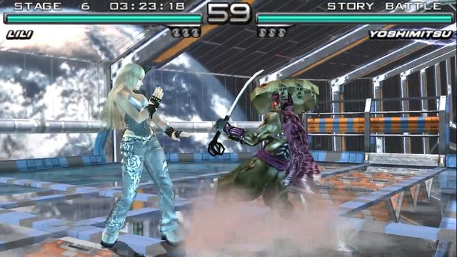 Tekken 5 Dark Resurrection Story Battle : Lili - Gameplay смотреть онлайн