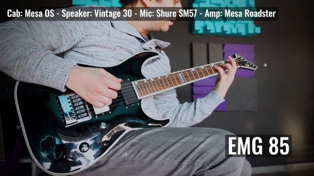 EMG 81 Battles EMG 85 \\ Comparison Of EMG Active Guitar Pickups (METAL)