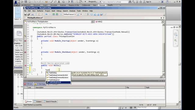 Create a Simple Macro in Revit 2014 смотреть онлайн