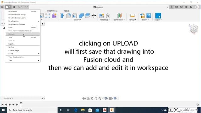 How to import AutoCAD drawing in Fusion 360⏩ смотреть онлайн