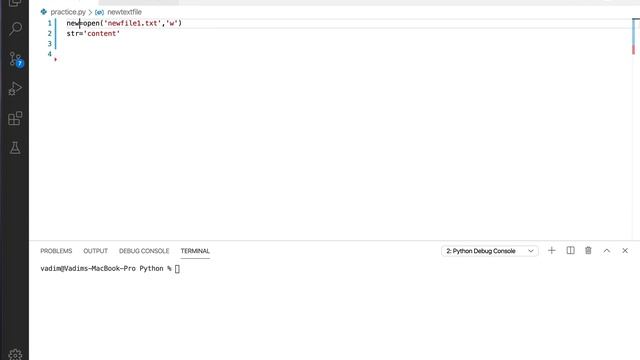 Python open write file смотреть онлайн