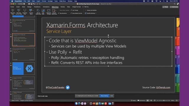 The Best Way to Architect Your Xamarin Forms App - Indy Xamarin Meetup смотреть онлайн