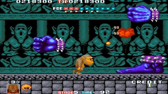Toki All Bosses (No Damage With Ending) Arcade смотреть онлайн