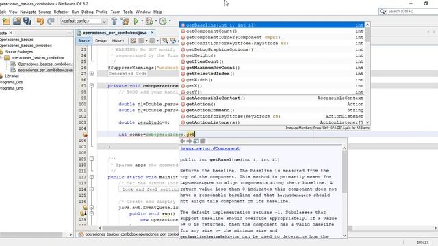 Curso Java y mysql: Operaciones básicas con JComboBox смотреть онлайн