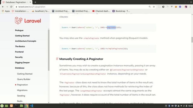 Laravel Pagination | Laravel for beginners | Laravel Paginate data смотреть онлайн