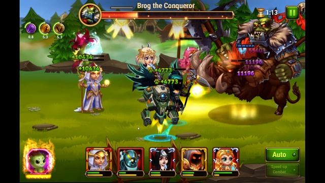 Hero Wars - Defeating Level 150 Brog The Conqueror