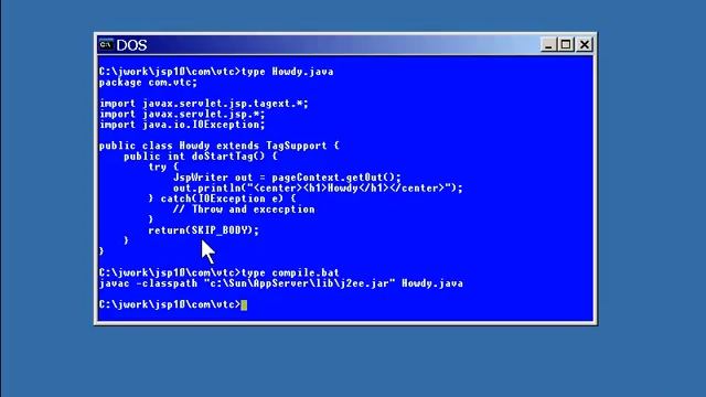 Lesson5 A Tag Handler Pt 2 | JAVA J2EE Tutorials смотреть онлайн