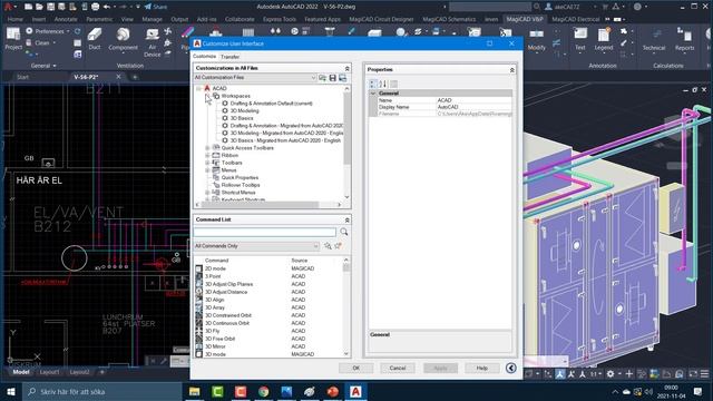 Få tillbaka MagiCAD V&P i Ribbon смотреть онлайн