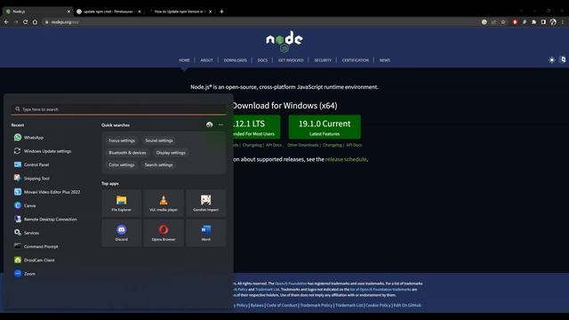 1. Installasi node JS dan VS code kurang dari 5 menit смотреть онлайн