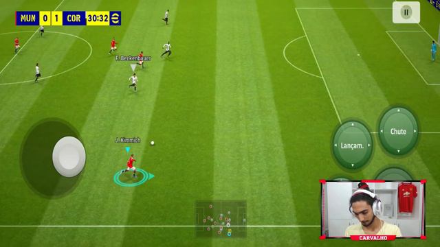 Primeira partida no eFootball 22 Mobile смотреть онлайн